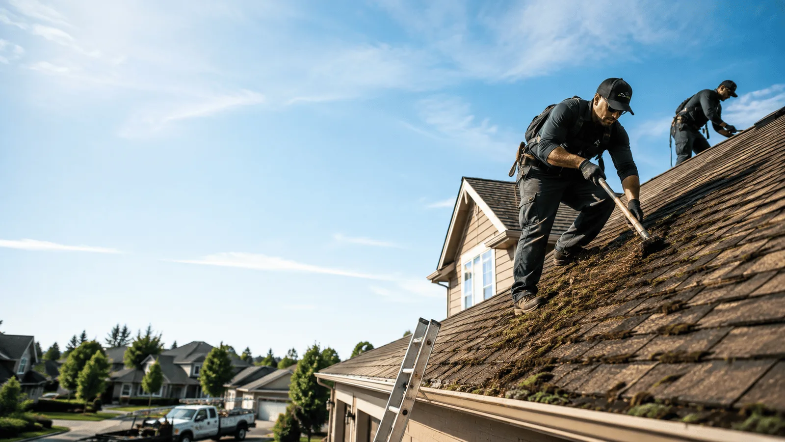 Roof Moss Removal in Covington, OK near me